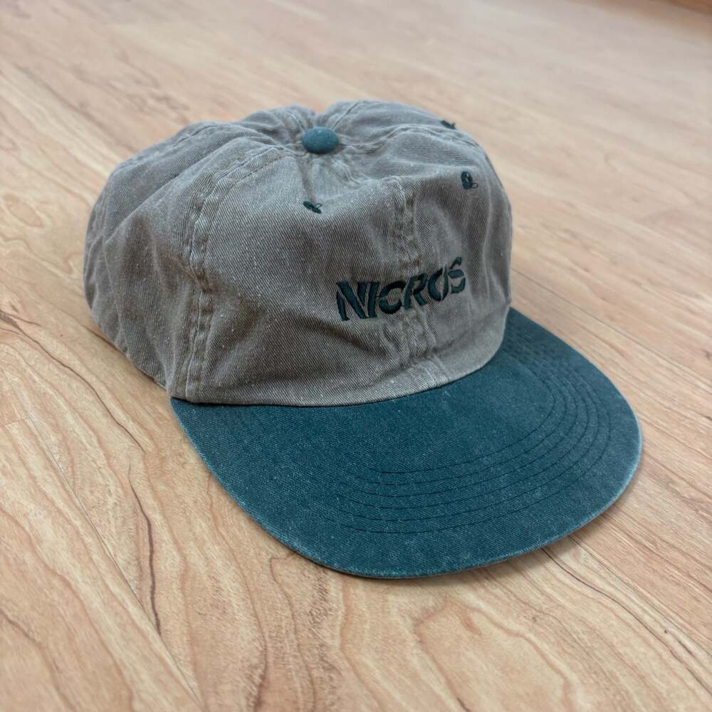 Nicros Climbing Gym Vintage Corduroy Two-Tone Snapback Hat Cap